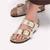 Birkenstock Arizona Big Buckle Patent - High-Shine Oyster